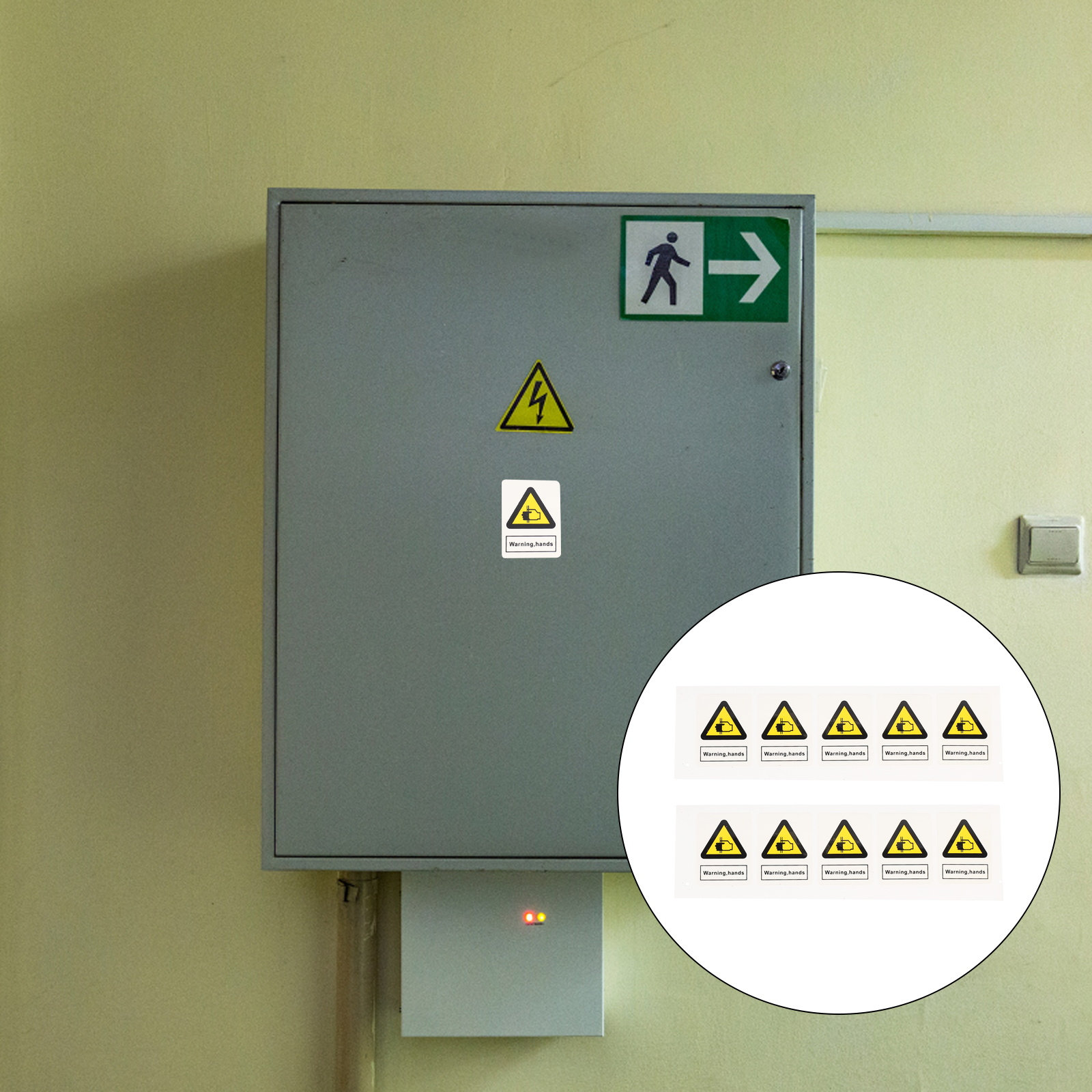 Heavy Equipment Warning Sign - 10 قطع من ملصقات التحذير من