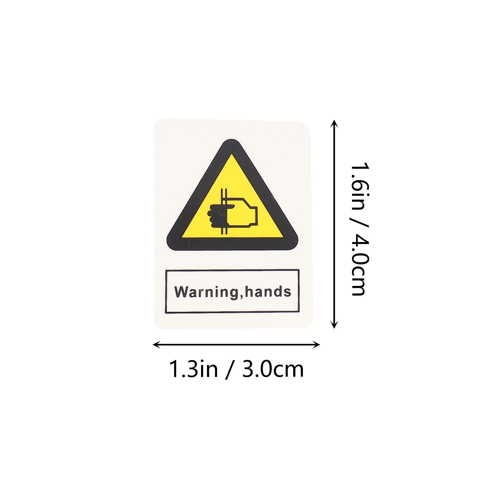 10 قطع من ملصقات التحذير من ان - مراجعة Heavy Equipment Warning Sign وسعره